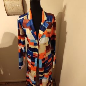 Women long Maxi mult-color cardigan